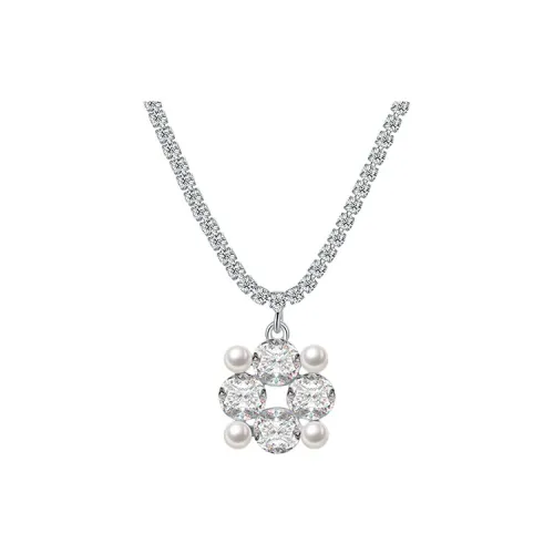 Abyb Charming Медное ожерелье, серебряное, женское