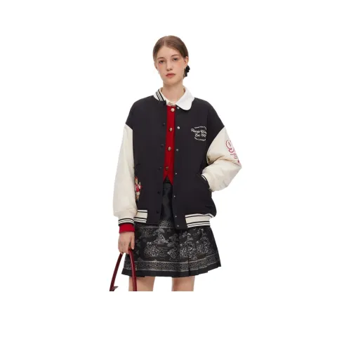 Teenie Weenie Бейсбольная куртка Женская Черная