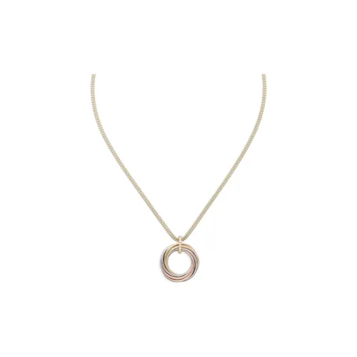 Cartier Колье Trinity Белое Золото, Желтое Золото, Розовое Золото