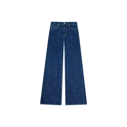 KENZO Weave Синий Женские Джинсы