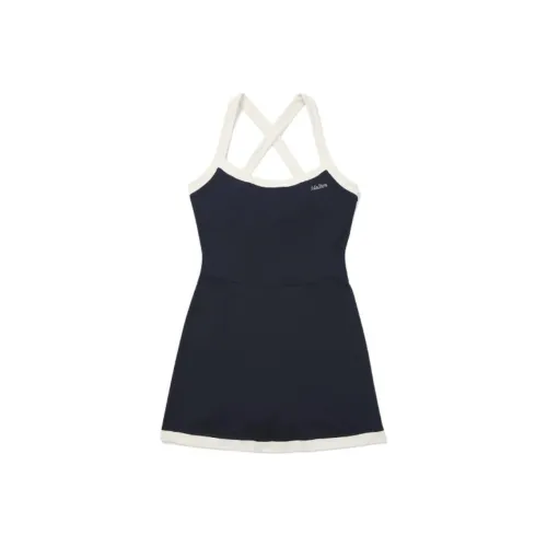 Malbon Golf Slip Платье Женское Морской Синий