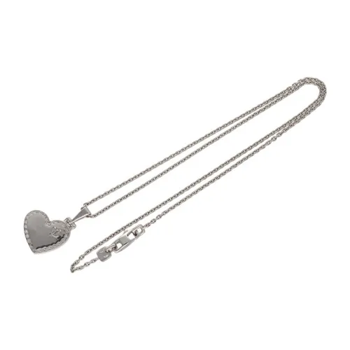 LOUIS VUITTON K18 Платиновые ожерелья Унисекс