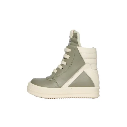 RICK OWENS Детские Скейтбординги High Топ Зеленый Kids