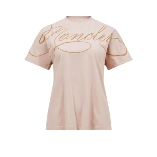 Moncler Розовые Женские Футболки