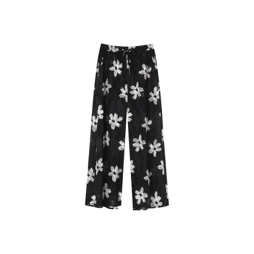 LUYOUYE Черные Женские Повседневные Брюки