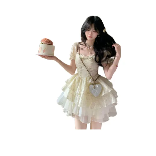 GOSO Короткий рукав платье женское