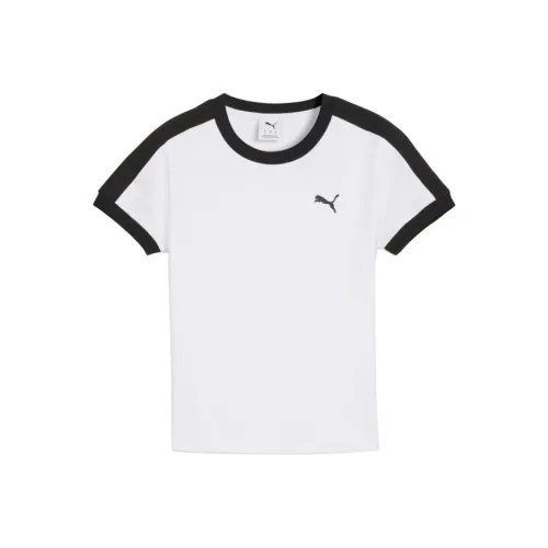 PUMA T7 Белые Женские Футболки