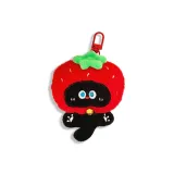 Милый ободок с котенком, украшение [клубника]