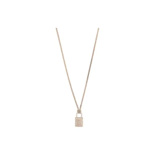 DIOR Oblique Brass Necklaces Золотой Женские