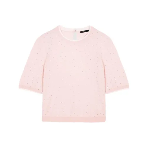 Maje Розовые Женские Свитеры