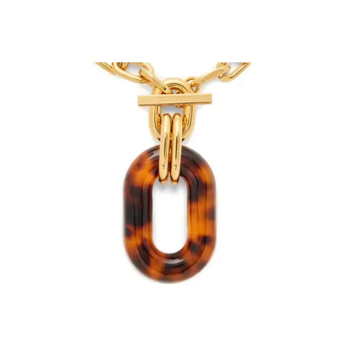 Paco Rabanne Латунь Ацетат Ожерелье Детское Коричневое