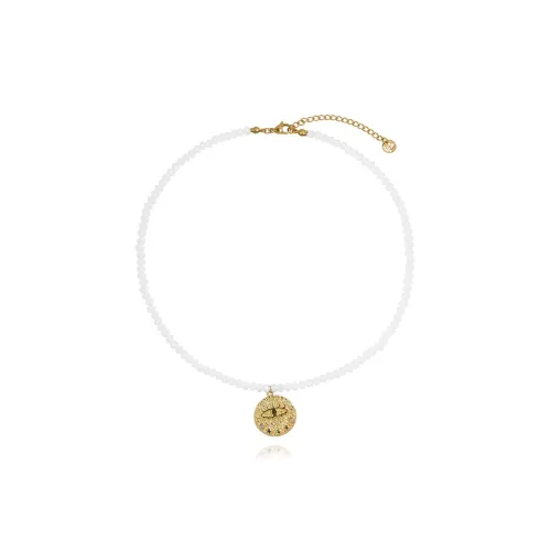 AWE Титановая сталь цепочка с бусинами на ключицу ожерелье женское