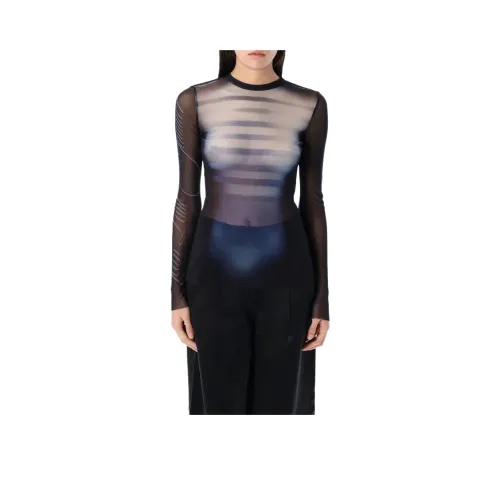 Jean Paul Gaultier T-рубашка Женская Черно-белая