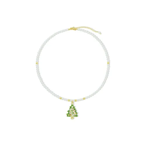 AWE Shell Pearl Titanium Steel Ключица Цепь Пара Бусины с Подарком Женская