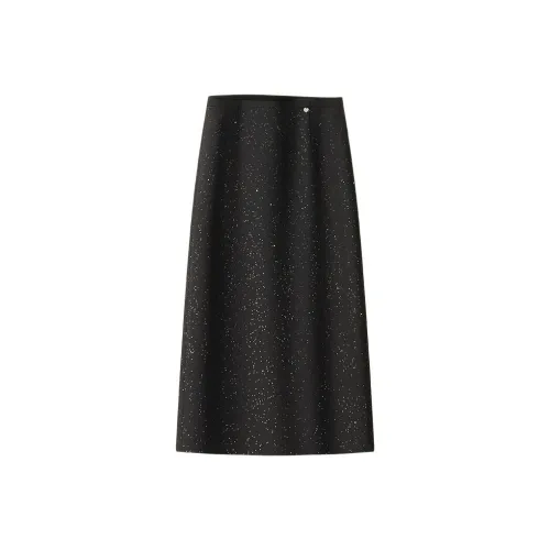 POWXV Повседневный Длинный Юбка Женские