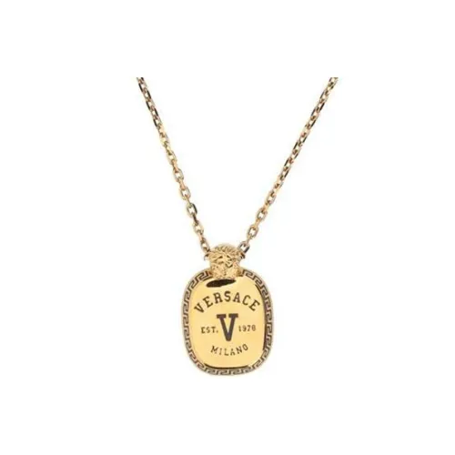 VERSACE Металлические ожерелья Золото Мужской