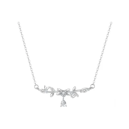 Jodie Kevin Кисточка Teardrop Циркон Ожерелье Подвеска Женское Серебро