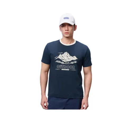 OUTDOOR PRODUCTS T-Shirt Мужской Космический Синий