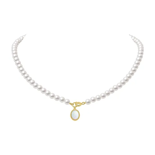 ZEGL Ожерелья с камнем опал Женские