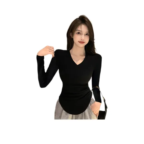 Puppytown T-Shirt Женская Черная