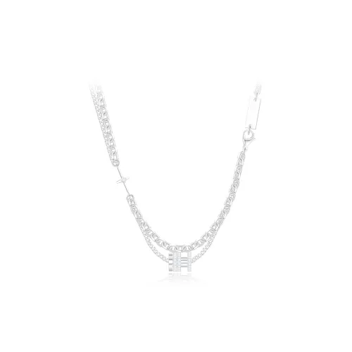 PRETTY DIARY Циркон Титановая сталь Ожерелья Унисекс