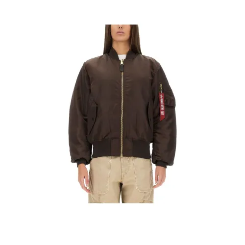 Alpha Industries Пуховая куртка Унисекс Коричневый