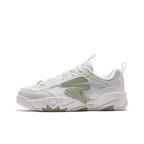 FILA FUSION Nollie Скейтборд Кроссовки Женские Белые Пряжа