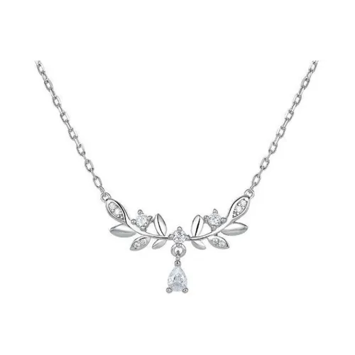 ZOKS Сплав Ожерелья Женское Серебро