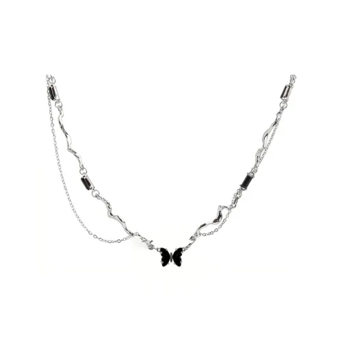 KING OF BLING Циркон Титановая сталь Ожерелья Женские