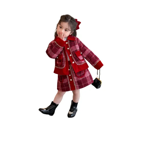 Детский комплект Lanza юбка красный для детей 3-7 лет