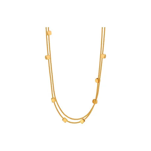 COKKCO Титановые стальные ожерелья женские