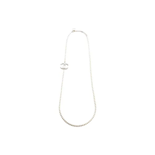 CHANEL Жемчужные ожерелья Женское Белое