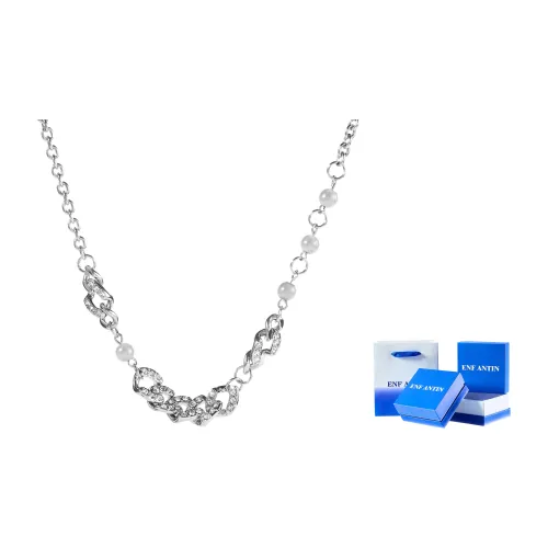 ENFANTIN Титановая сталь Ожерелье Серебряное Унисекс
