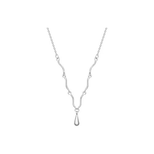 Anxious Сплав Ожерелья Женское Серебро