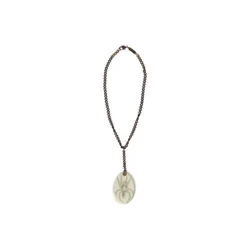 Maison Margiela Ожерелья Циановый/Коричневый Женские