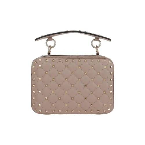 Valentino Lambskin One Shoulder Bag Женская Бежевая