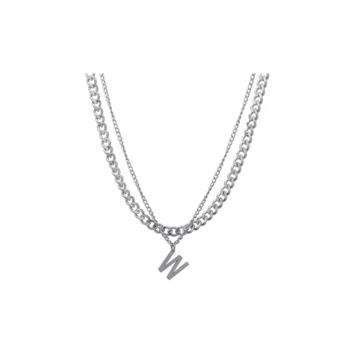 Asia Star Титановые стальные ожерелья унисекс