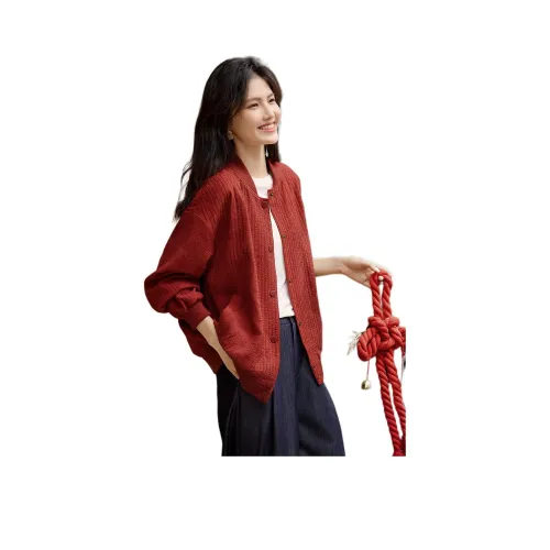 XWI Куртки и Пальто Женские Бордовый