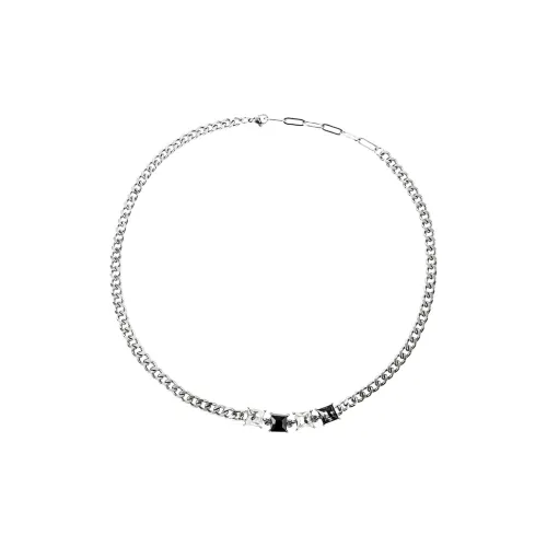 PJ's Vigor Сплав Ожерелье Серебряное Унисекс