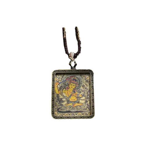 QIANFANGDAHUANGYE Ткань Ожерелья Унисекс