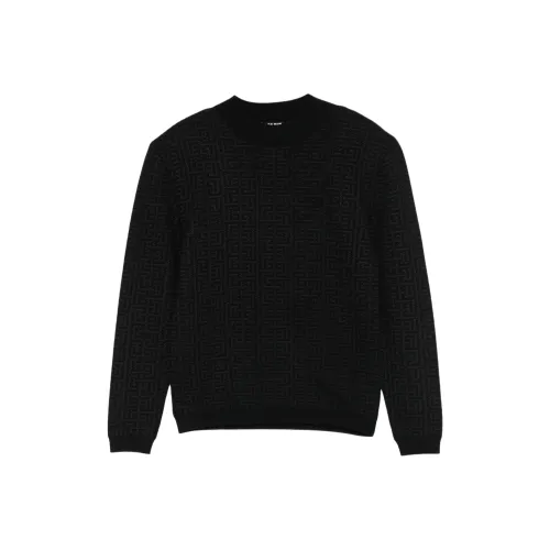 BALMAIN Черный Kids Свитеры