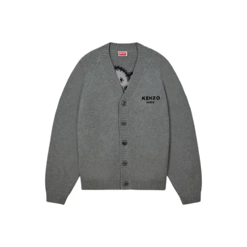 KENZO Светло-серый Мужской Трикотаж