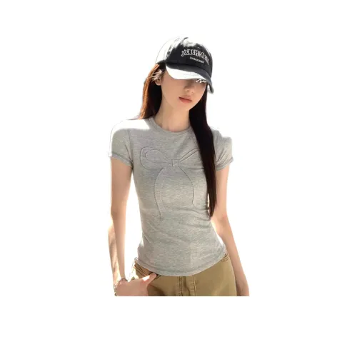 MINETTE Светло-серые Женские Т-рубашки