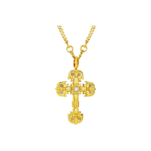 PINK U Титановые стальные ожерелья для мужчин