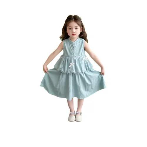 La Cergo Платье Бирюзовый Children Возраст 3-7 лет