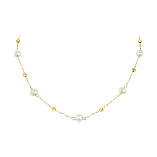 STYLEJING Ожерелья из пресноводного жемчуга для женщин