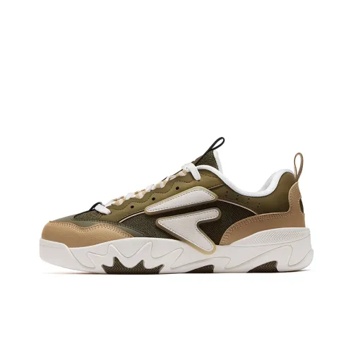 FILA FUSION NOLLIE II Dolphin Jump Shoe 2 Устойчивые к истиранию Скейтборд Кроссовки Мужские Зеленый Коричневый