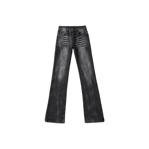 JIKENDI Черные Унисекс Джинсы