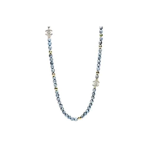 CHANEL 2024 25 Premium Handcrafted Workshop Ожерелья Унисекс Синий