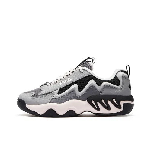 FILA FUSION SHOCK Electric Glow Shoes Баскетбольные кроссовки Женские Мистический серый Черный